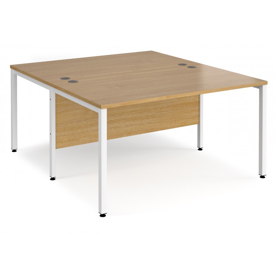 Maestro Bench Leg Back to Back 1600mm Deep Desk